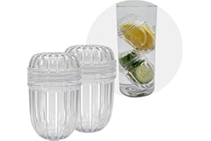 DELLA STELLA 2PCS Fruit Infuser,Tea infuser for Wide Mouth Bottles.,Compatible with Stanley,Hydro Flask, Iron Flask, Takeya, ThermoFlask and similar