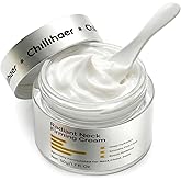 Chillihaer Neck Firming Cream–Retinol & Triple Collagen Moisturizer for Neck, Face, Chest & Décolleté–Tighten, Lift & Smooth the Look of Sagging Crepey Skin, Fine Lines & Wrinkles–Women&Men,1.7 Fl Oz