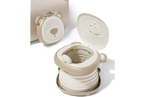 AKIMRABY Travel Potty for Toddler, Portable Toilet for Kids Girls Boys with Potty Liners, Absorbent Pads, Emergency Toilet for Kids, Portable Potty Seat for Toddler Travel, Camping and Outdoor Use