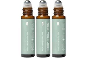 Teething Roller, Teething Roller All Natural, Essential Oil Massage - Natural Gentle (3 Pcs)