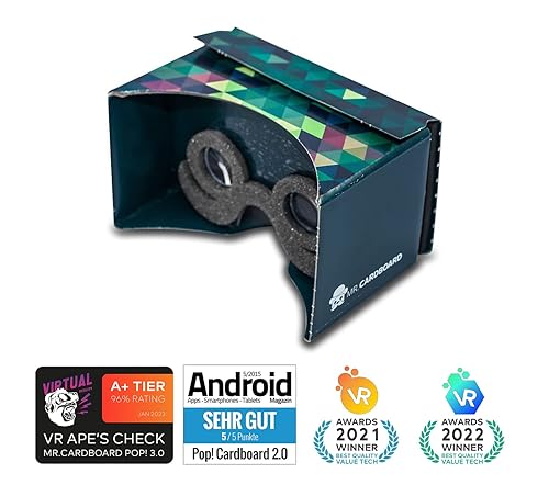 Google Cardboard POP! Cardboard Free Head Strap and for