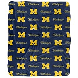 University of Michigan Blanket, 50"x60" Logo