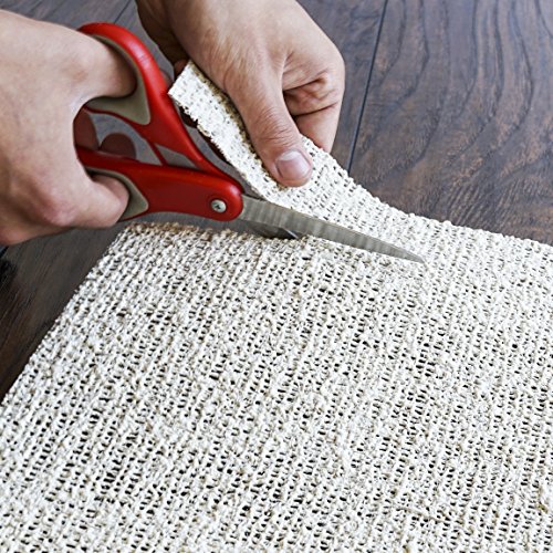 RUGPADUSA, Nature's Grip, 2'x12', 1/16" Thick, Rubber and Jute, Eco