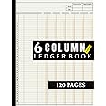 6 Column Ledger Book: Your ultimate Accounting Book for meticulous and effortless financial management: for your bookkeeping on 120 Pages (Accounting Ledger Books by Hope Allen)