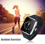 Shipenophy Smartwatch Fitness Watch Micro-SIM Camera for iOS Android Bluetooth view 8