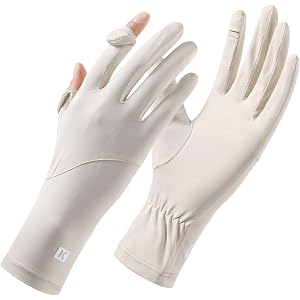 Women Driving Gloves, UV Protection Sun Gloves, Touchscreen Full Finger | UPF 50+ fabric blocks 99% UV rays, protecting hands