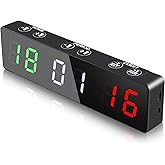 PELLOR Mini Digital Scoreboard, Score Keeper for Indoor&amp;Outdoor Games | Portable MINI Size, Top Touch Button, Strong Magnet, 900mAh Rechargeable with USB-C, for Cornhole Basketball baseball