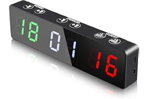 PELLOR Electronic Scoreboard with Buzzer, LED Portable Scoreboard Basketball, Cornhole Score Keeper for Corn Hole/Ping Pong/T