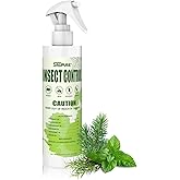 Pest & Insect Control Spray, Spider Repellent Indoor, Repel Spiders, Ants, Silverfish, Mosquitoes, Moths, and More, Plant Formula Safe for Indoor/Outdoor Use