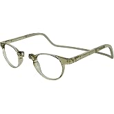 Clic Magnetic Reading Glasses - Taku (S-XL) - Soft Headband | Neck Hanging Readers, Front Connect Design, Adjustable Temples, Secure Fit, Folds for Compact Storage