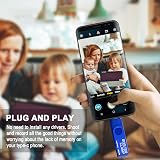 BORLTER CLAMP 32GB USB-C 3.0 Flash Drive 2-in-1 for Android Phones Tablets PC view 3