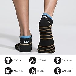 Lapulas Athletic Ankle Socks Low Cut Cushioned