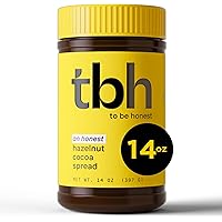 TBH Chocolate Hazelnut Spread | Vegan, Low Sugar, Palm Oil Free, High Protein, Gluten Free, Kosher, Made in USA, Creamy Choco