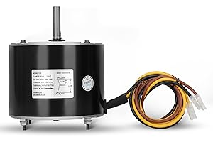 SIENSON HC39GE226A Condenser Fan Motor Replacement for Carrier, Bryant, Payne, 1/4 HP, 208/230V, 1100 RPM, Y7S623C835L HC39GE226 HC39GE226A HB39GQ230 HB39GQ230A HC39GQ230 K55HXAJL-4102 3S047