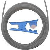 5 Meter PTFE Tube for Bambu Lab A1, X1, P1 Series, 3D Printer 2.5mm ID x 4mm OD PTFE Tubing with Cutter for K1 Series and Ender 3 V3 Series