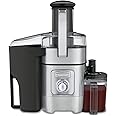 Cuisinart Juicer Machine, Die-Cast Juice Extractor for Vegetables, Lemons, Oranges & More, CJE-1000P1,Silver/Black, 15.35" x 11.8" x 19.01"