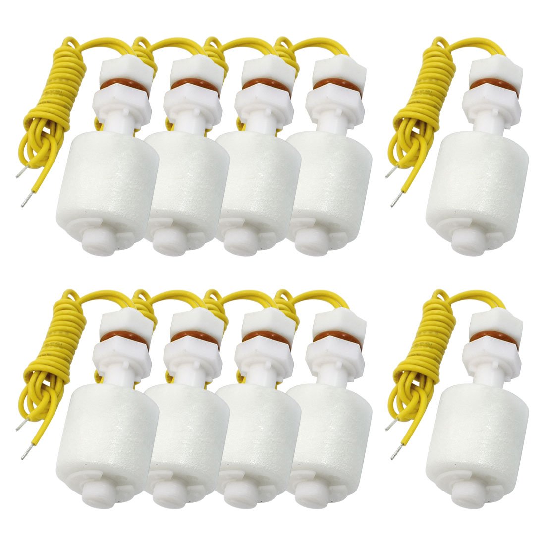 Sourcingmap 10Pcs Water Level Sensor Float Switch ZP4510 for Aquarium Pump Control