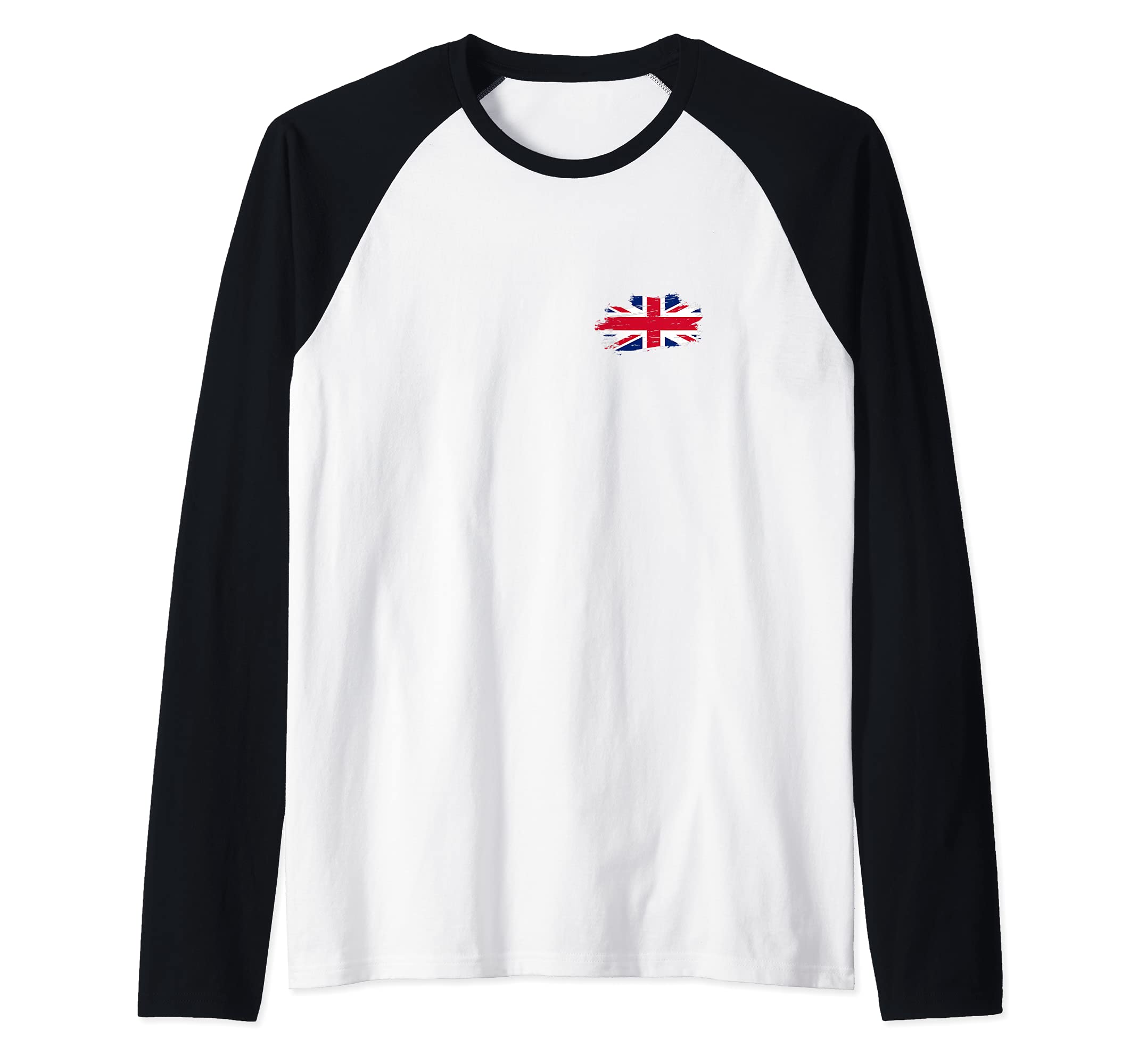 Flag United Kingdom Raglan Baseball Tee