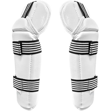 Protège-Avant-Bras TEKKA BUDO PX Comfort – Mousse Haute Protection, 5 Tailles (XS à XL), Noir/Blanc, Arts Martiaux