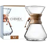 Chemex Classic Series, Pour-Over Glass Coffeemaker, 10 Cup - Exclusive Packaging