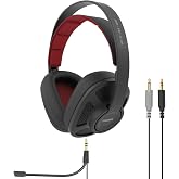 Koss GMR545-A-AIR Over-Ear Open-Back Gaming Headset, Microphone, Black | Volume Control Plus Mute Switch, Detachable Boom Microphone, Ultra Lightweight and Durable
