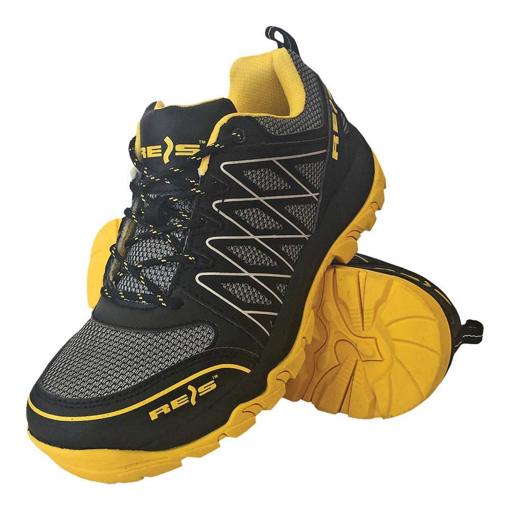 Reis Bsbridge44 Occupational shoes, Black-Grey-Yellow, 44 Size