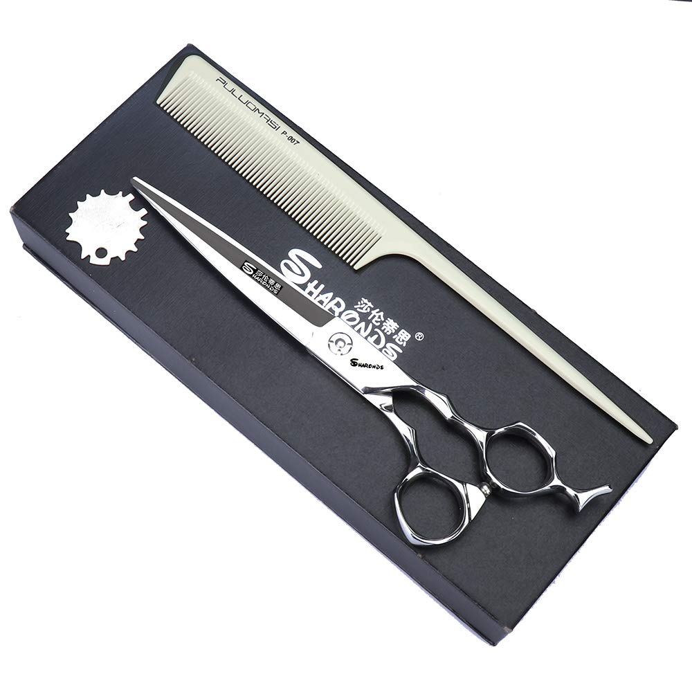 7 Inch Axemoore Professional hair scissors, with scissors, comb adjustment โ image 1