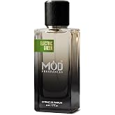 Mod Fragrances Electric Green Extrait de Parfum for Women &amp; Men, Long Lasting Fresh Aromatic Fragrance, Unisex Scent with Bergamot, Vetiver, Cedarwood &amp; Amberwood