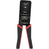 Platinum Tools 100061C Exo Die is easily interchangeable, Network Cable Crimper for RJ45 and Modular Connectors