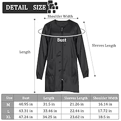 Exttlliy Chameleon Fabric Salon Smock Professional