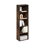 Furinno Luder 5-Tier Reversible Color Open Shelf