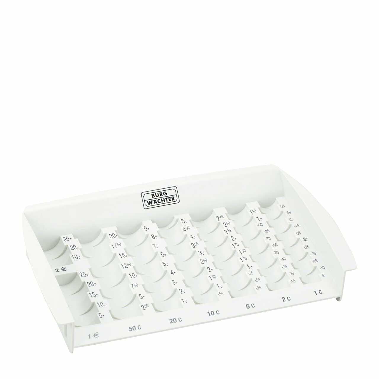 Burg-Wächter Euro Coin Counter Tray Drawer Insert ZE 251 EURO Grey — image 1