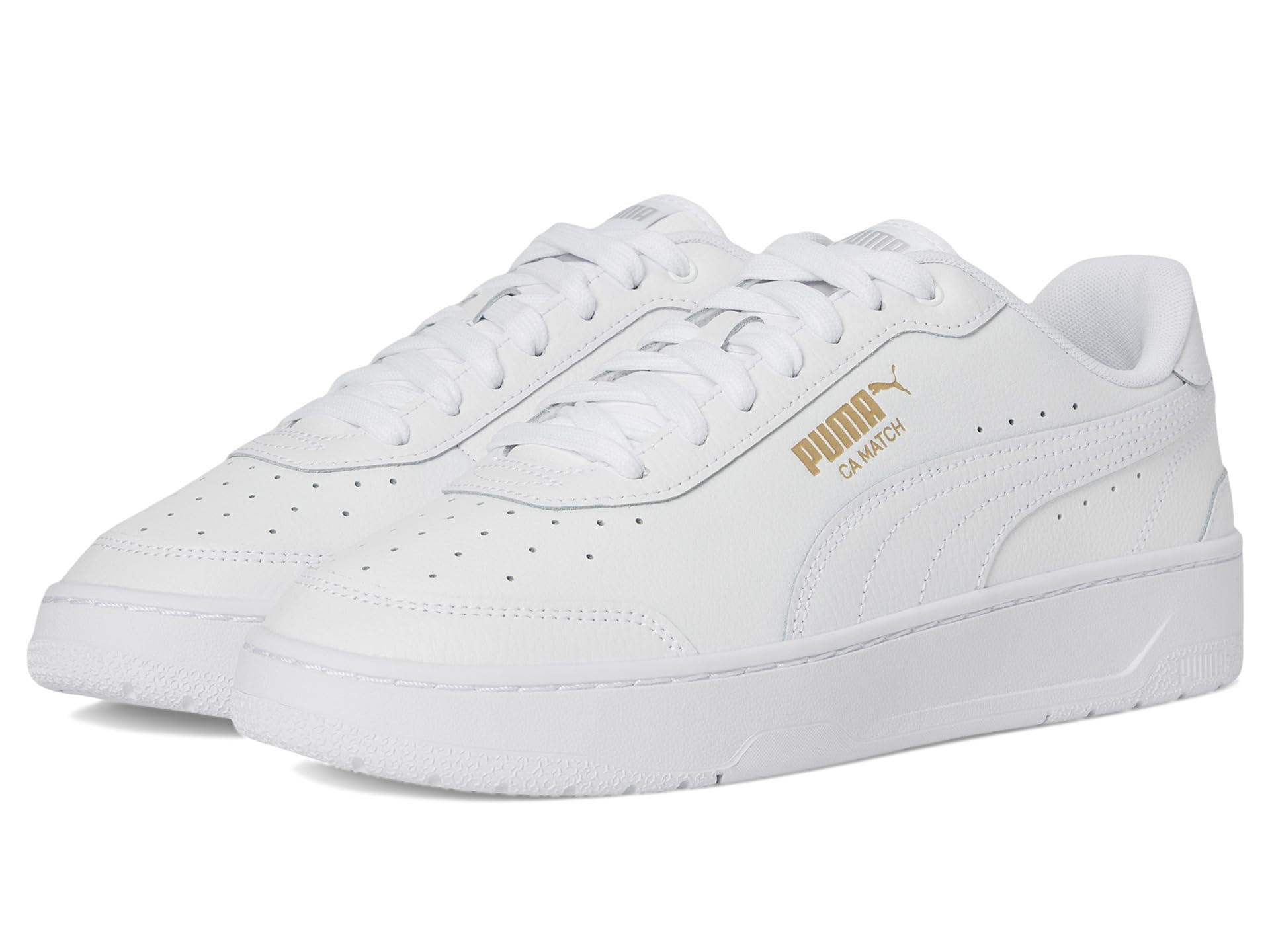 PUMA Men's Ca Match Shoes Sneaker, White White, 11