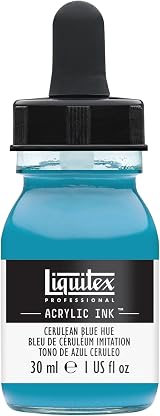 Liquitex Professional Acrylic Ink Indian Ink 30 ml Oil Blue Airbrush Paint
