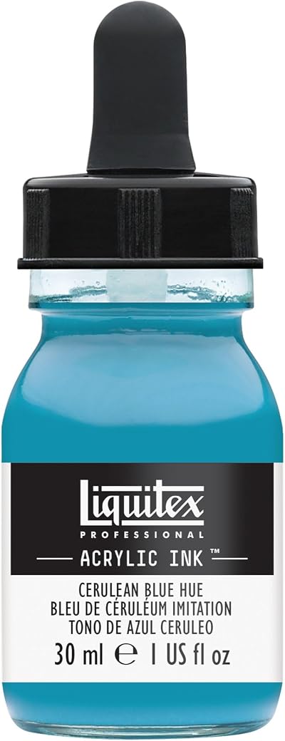 Liquitex Professional Acrylic Ink Indian Ink 30 ml Oil Blue Airbrush Paint