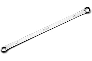 Capri Tools 0 Degree Offset Extra Long Box End Wrench, Metric (12 x 14 mm), CP11800-1214