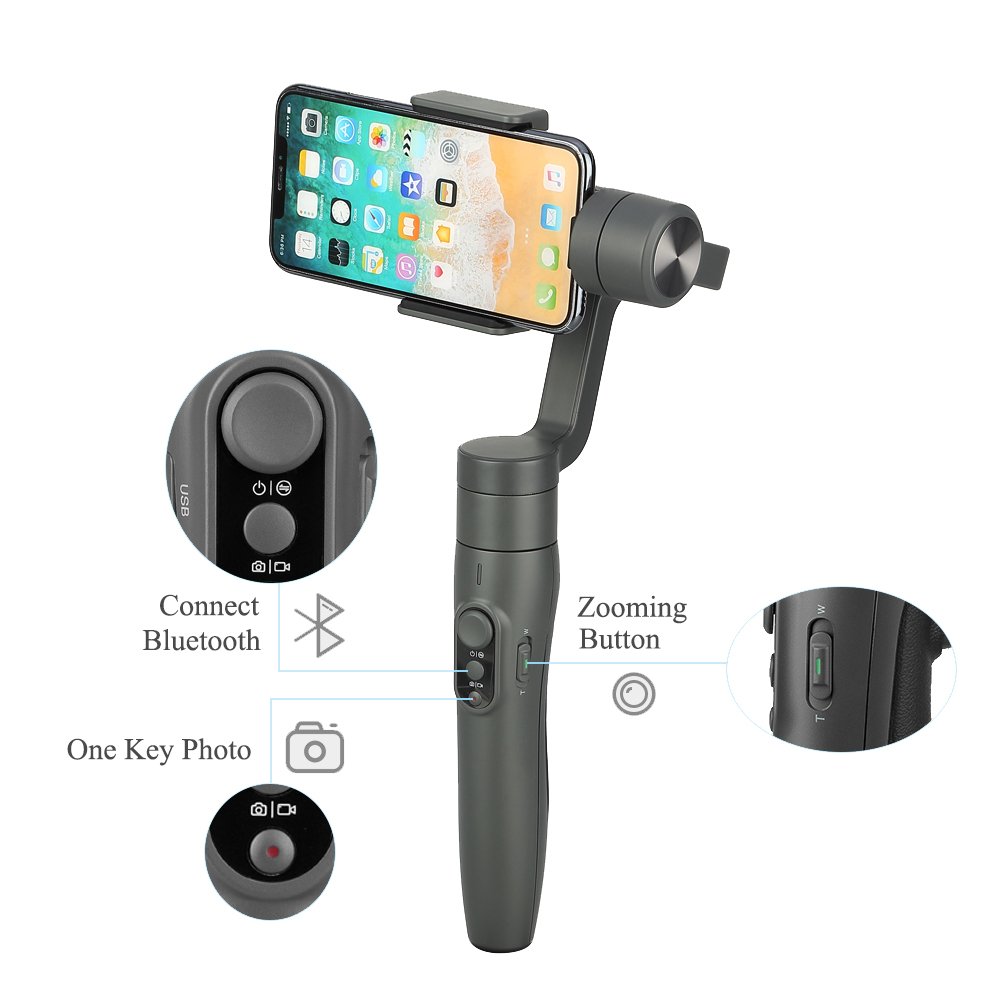 FeiyuTech Vimble 2 3-Axis Extendable Handheld Gimbal Stabilizer for Smartphone