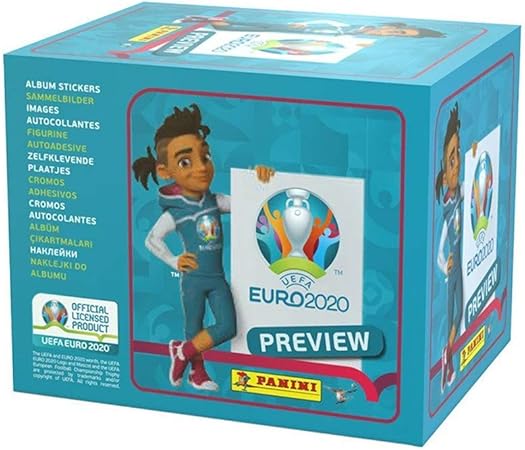 Panini EP20STP Euro 2020 Preview - Pack de 60 pegatinas: Amazon.es: Juguetes y juegos