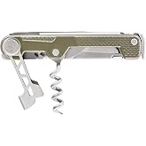 Gerber Armbar Cork EDC Multitool Pocket Knife, Pry Bar, Bottle Opener, Gold | Blade, hammer, pry bar, cork screw, compact everyday carry, camping multitool, fits pocket or bag
