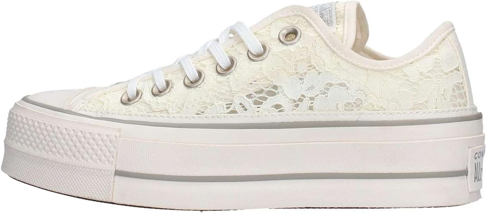 white flat converse