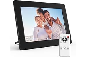 Digital Photo Frame 7 Inch Digital Photo Frame with 16:9 HD LCD Screen, Remote Control, Easy Setup and Sharing Photos, Videos