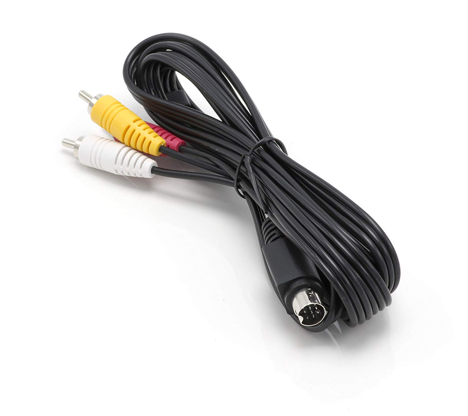THE CIMPLE CO - 10 Pin to Composite Cable; S Video to 3 RCA, for Audio and Video; 10 DIN pin to AV - Connects to H25, C31, C41, C41-W, C51, C61, C61-K- DIRECTV and AT&T Replacement Cable - 12ft