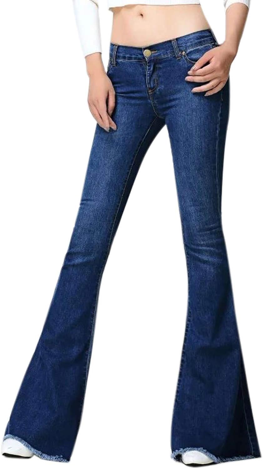 jeans bootcut damen low waist