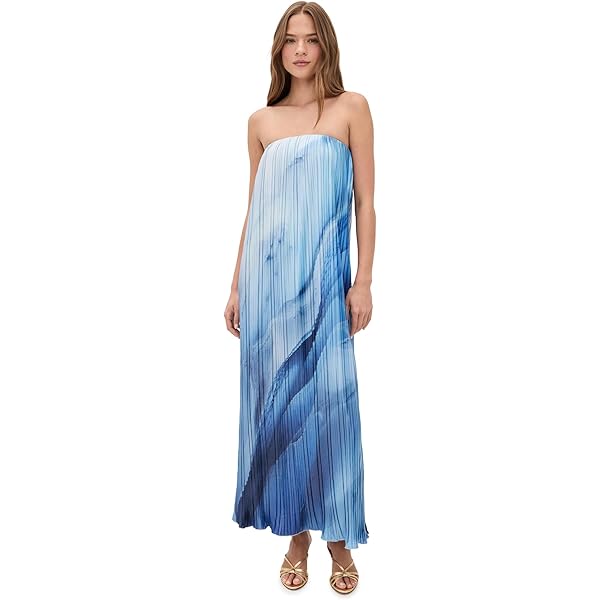 knee length dresses for ladies Selma Mini Crepe Dress – SEROYA main image 0
