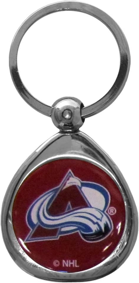 NHL Siskiyou Sports Fan Shop Colorado Avalanche Chrome Key Chain One Size Team Colors : Sports Fan Keychains : Sports & Outdoors