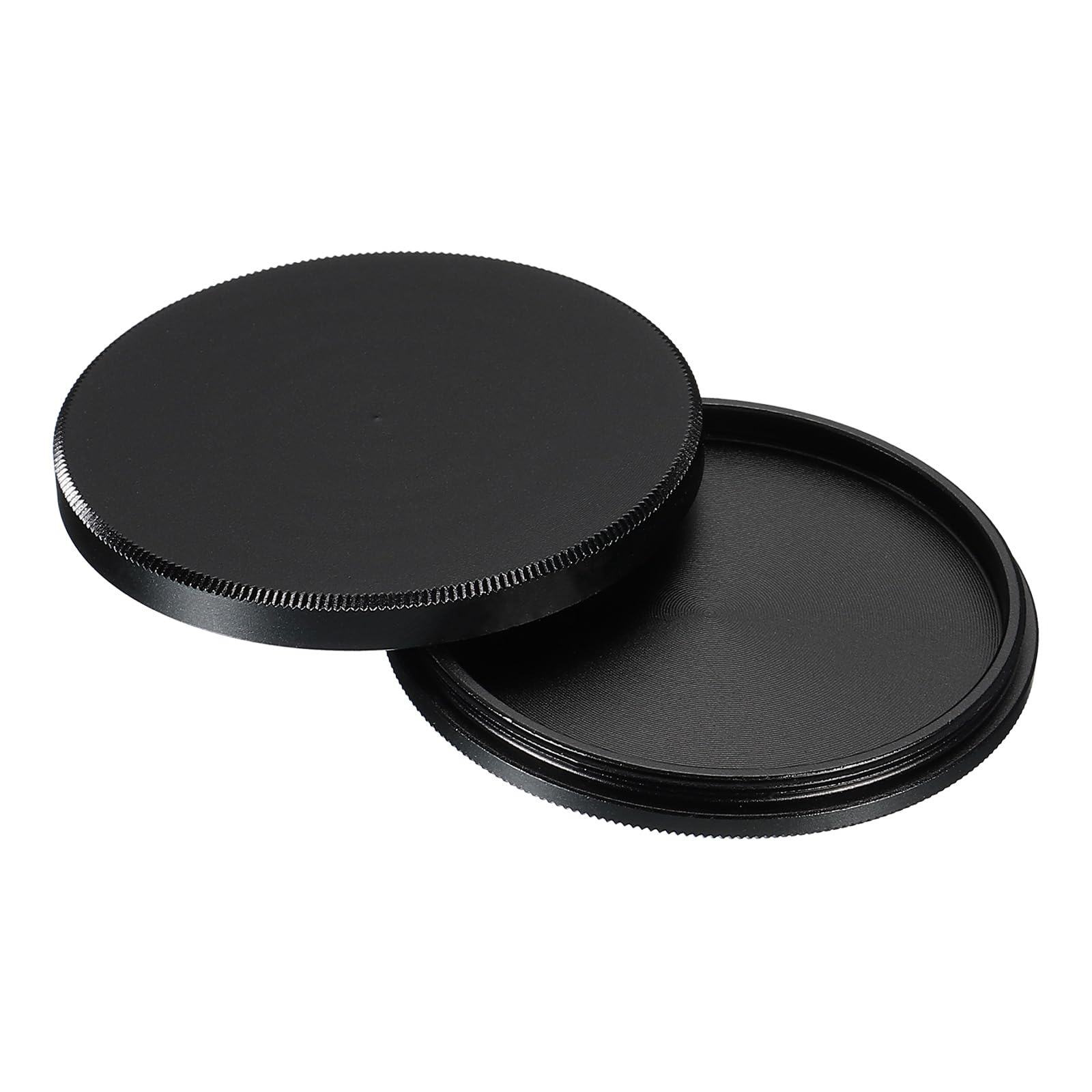 PATIKIL 43mm Lens Cap, Camera Lens Cap Cover Universal Front Metal Lens Filter Stacks Cap Protective Case for 43mm Camera Circular Polarizing Fader ND Filter, Black