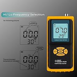 AR63B Digital Vibration Meter Vibrometer 3-in-1