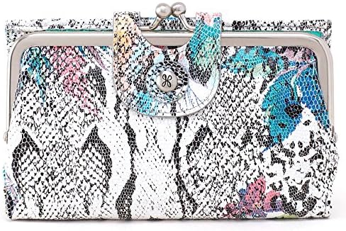 Hobo Vintage Leather Alice Wallet - Lizard Floral