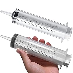 2 PCS 150 ML Large Syringes, Plastic Garden
