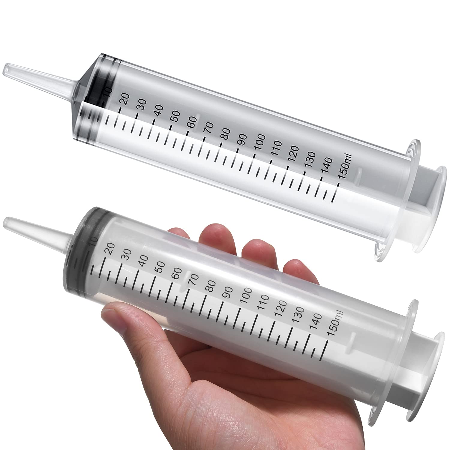 2 PCS 150 ML Large Syringes, Plastic Garden